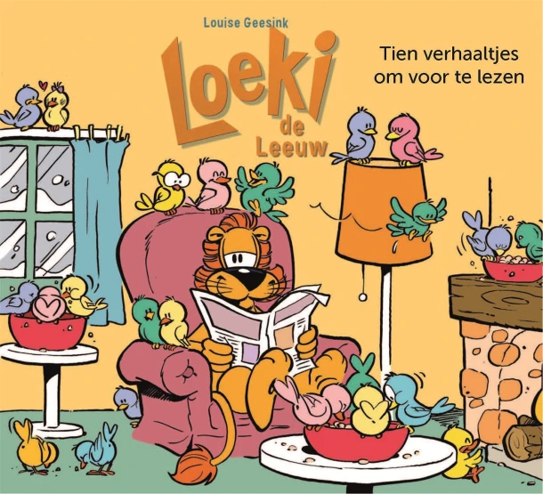 Loeki de Leeuw - Tien verhaaltjes om voor te lezen – Louise Geesink – boek cover