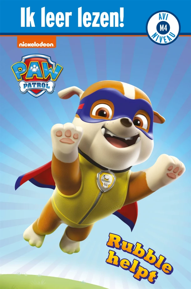 Paw Patrol, Rubble helpt – Nickelodeon en Spinmaster – boek cover