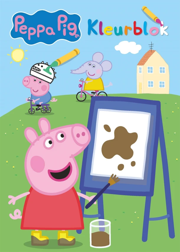 Peppa is dol op kleuren – Neville Astley – boek cover