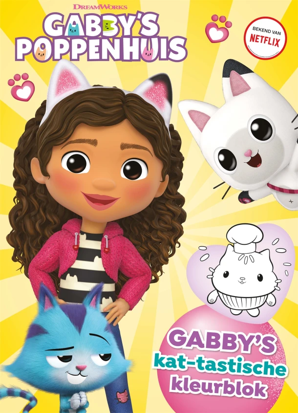 Gabby's kat-tastische kleurblok – DreamWorks Animation LLC – boek cover