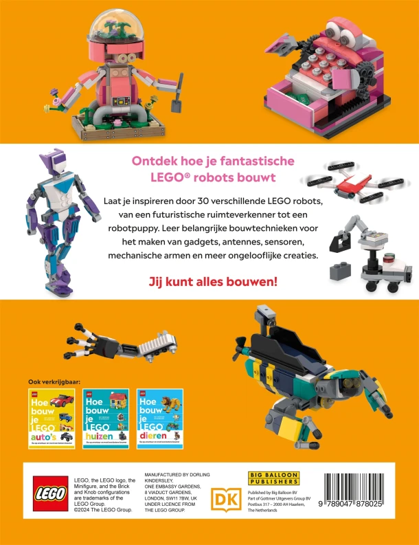 Hoe bouw je LEGO® robots – Jessica Farrell – boek cover
