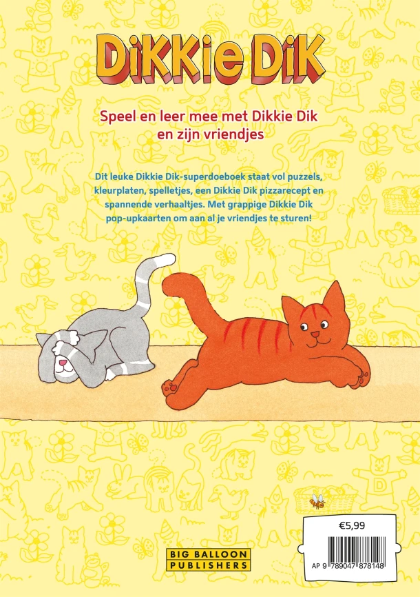 Dikkie Dik superdoeboek – Jet Boeke – boek cover