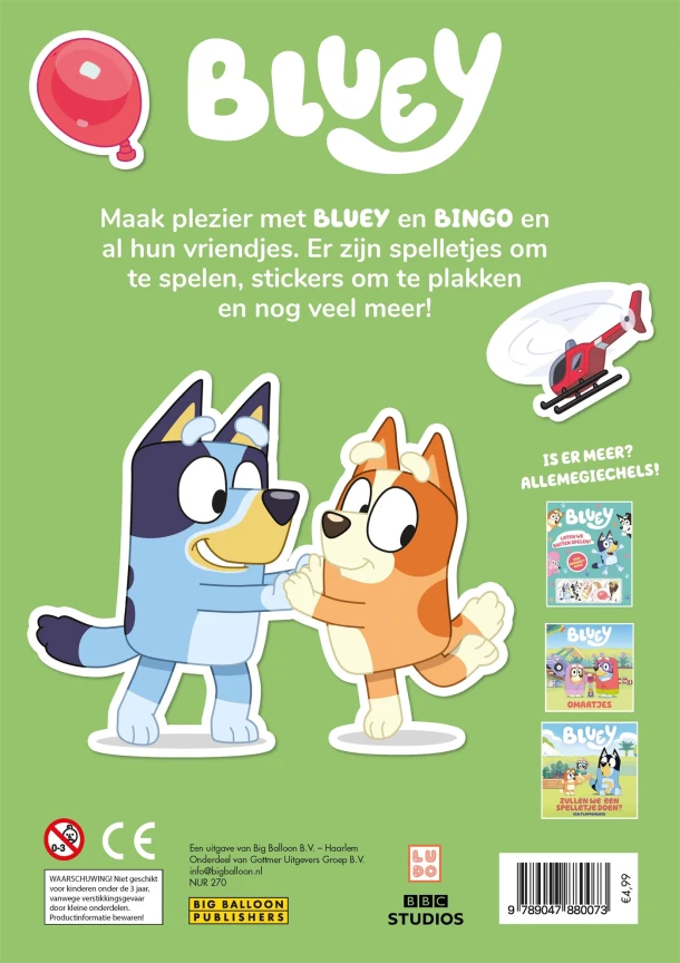Bluey en haar vriendjes – Diversen – boek cover