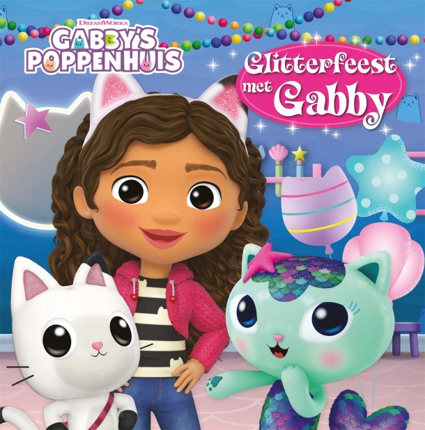 Glitterfeest met Gabby – DreamWorks Animation LLC – boek cover
