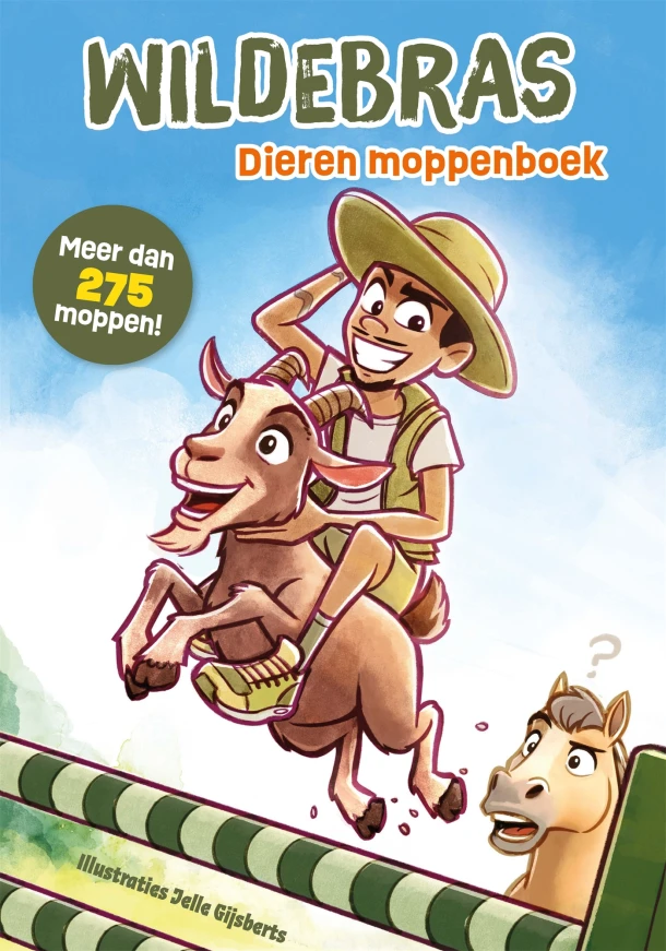 Wildebras dierenmoppenboek – Gabriel Martina – boek cover