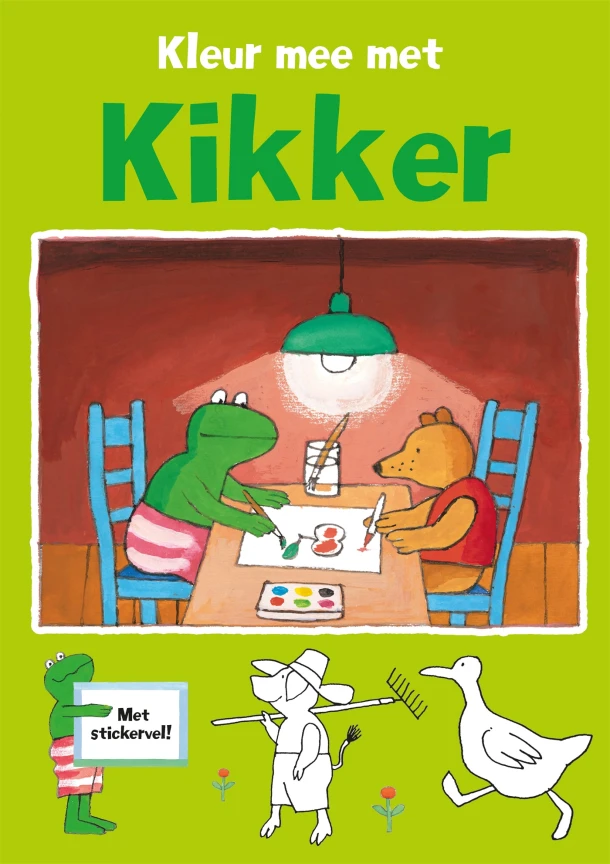 Kleur mee met kikker – Max Velthuijs – boek cover