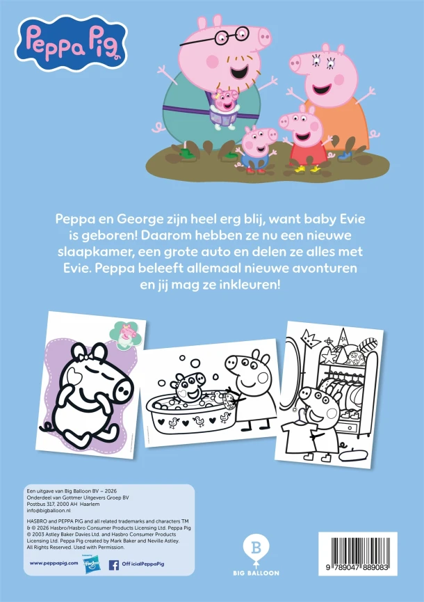 Peppa gaat kleuren – Diversen – boek cover
