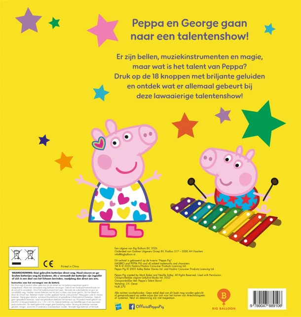 Peppa is een ster! – Neville Astley – boek cover