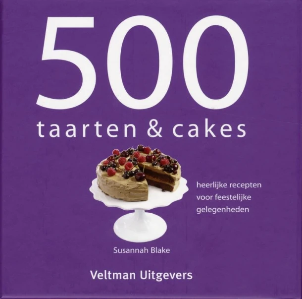 500 taarten & cakes – Susannah Blake – boek cover