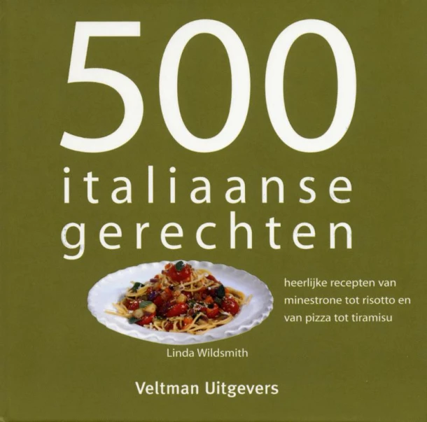 500 Italiaanse gerechten – L. Wildsmith – boek cover