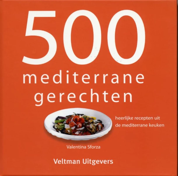 500 mediterrane gerechten – V. Sforza – boek cover