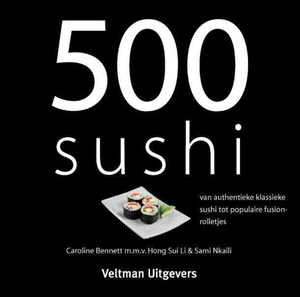 500 sushi – Caroline Bennett – boek cover