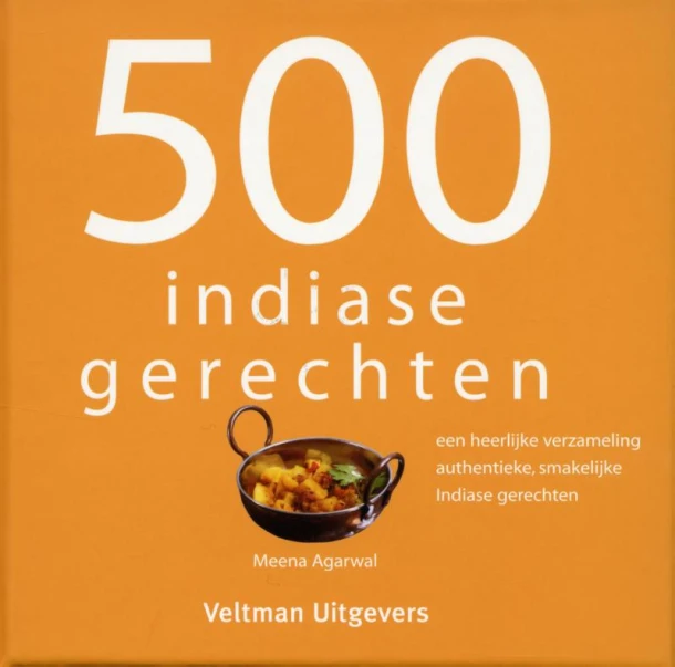 500 indiase gerechten – Meena Agarwal – boek cover