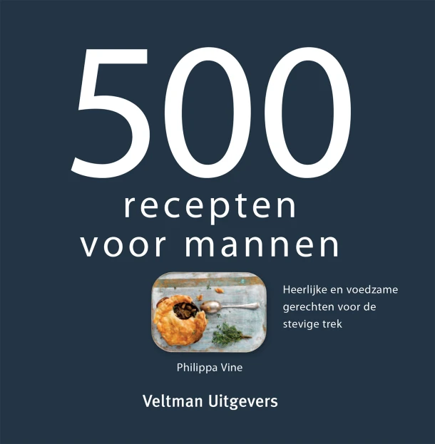 500 recepten voor mannen – Philippa Vine – boek cover