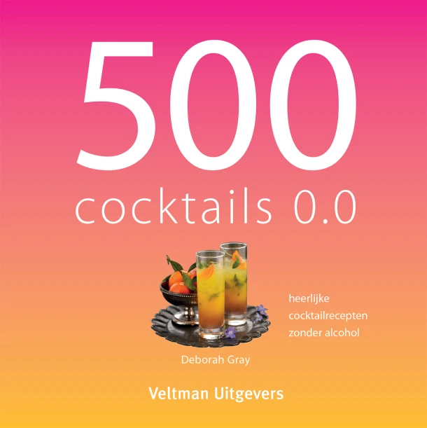 500 cocktails 0.0 – Deborah Gray – boek cover