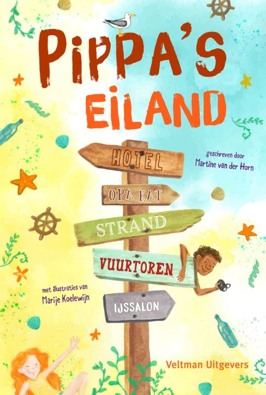 Pippa's Eiland – Martine van der Horn – boek cover