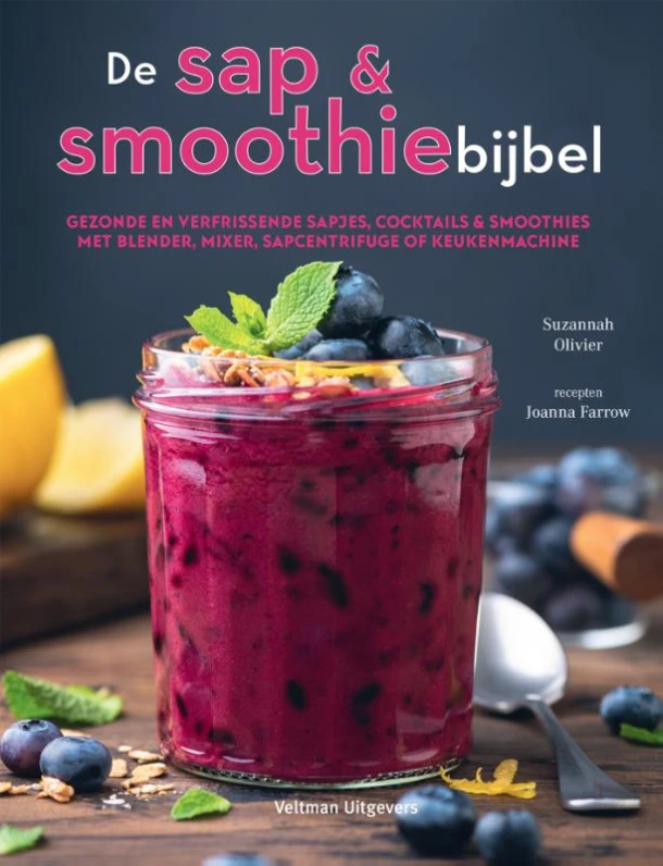 De sap & smoothiebijbel – Suzannah Olivier – boek cover