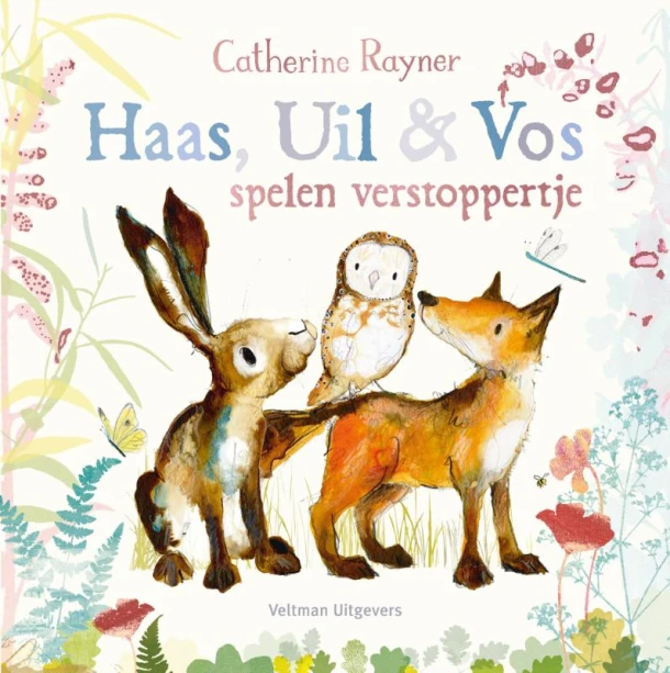 Haas, Uil & Vos spelen verstoppertje – Catherine Rayner – boek cover