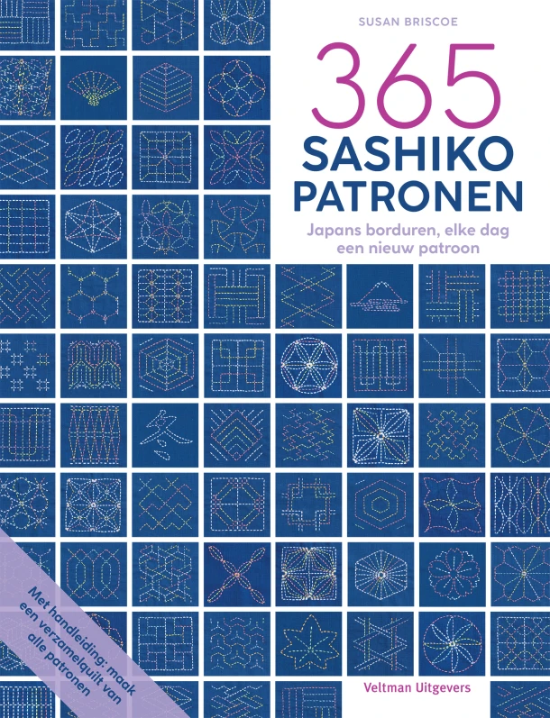 365 sashiko-patronen – Susan Briscoe – boek cover