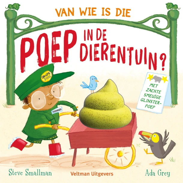 Van wie is die poep in de dierentuin? – Steve Smallman – boek cover
