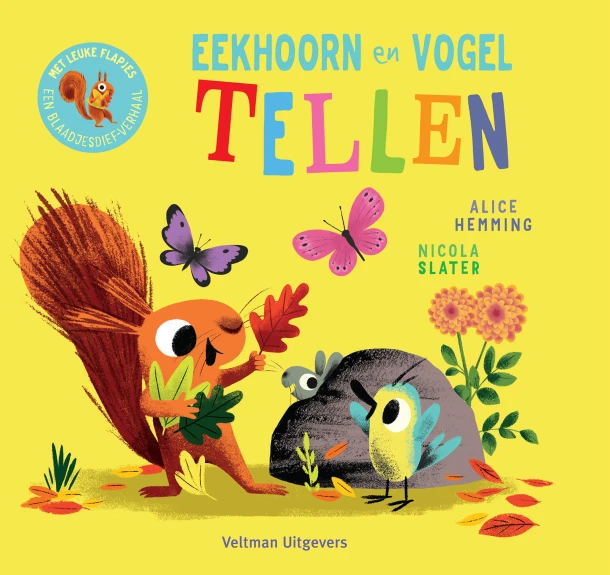 Eekhoorn en Vogel ~tellen~ – Alice Hemming – boek cover