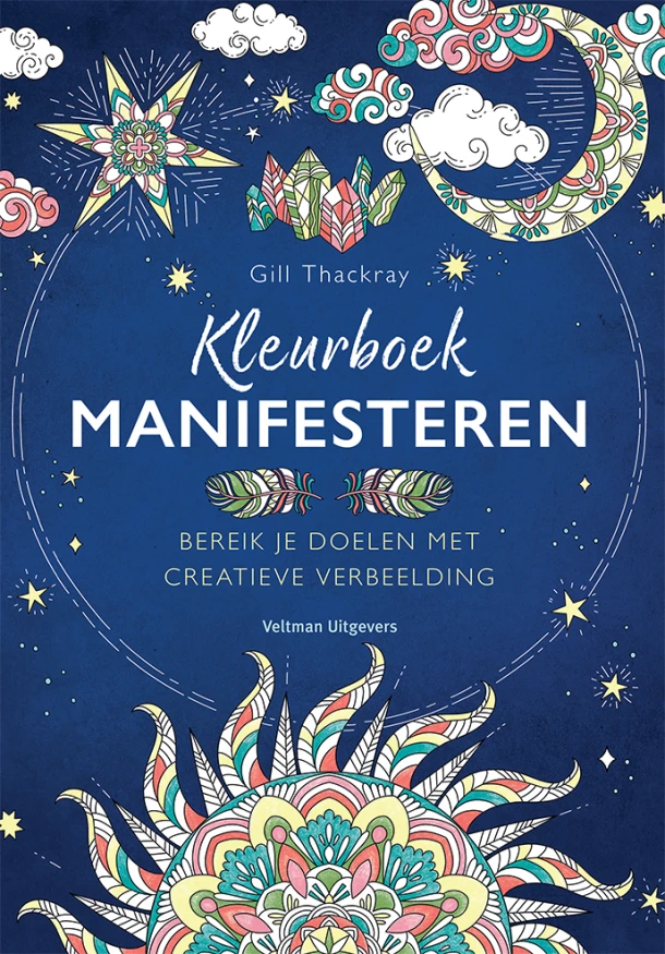 Kleurboek Manifesteren – Gill Thackray – boek cover