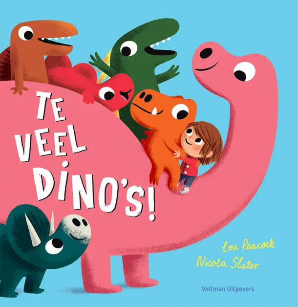 Te veel dino's! – Lou Peacock – boek cover