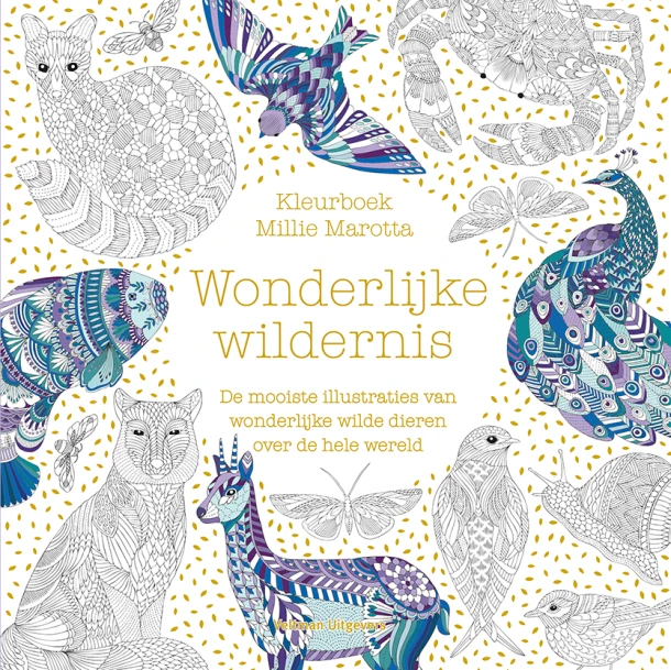 Kleurboek Millie Marotta - Wonderlijke wildernis – Millie Marotta – boek cover