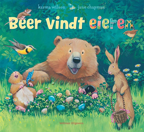 Beer vindt eieren – Karma Wilson – boek cover
