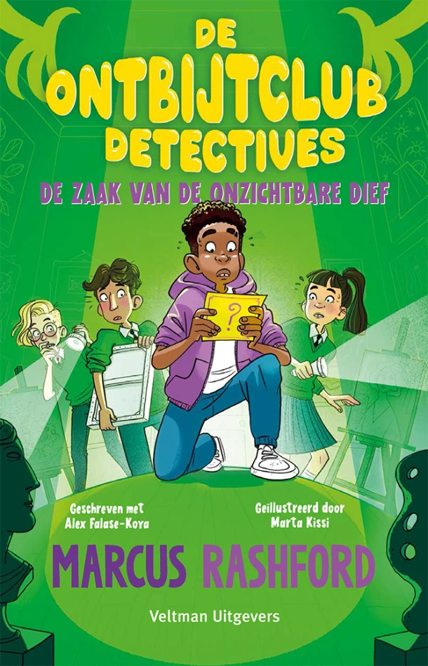 De zaak van de onzichtbare dief – Marcus Rashford – boek cover