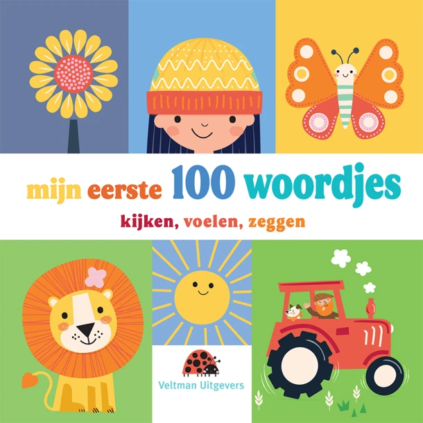 Mijn eerste 100 woordjes - kijken, voelen, zeggen – Jane Farnham – boek cover