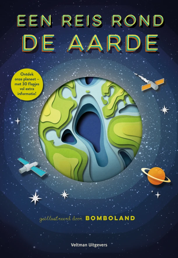Een reis rond de aarde – Bomboland – boek cover
