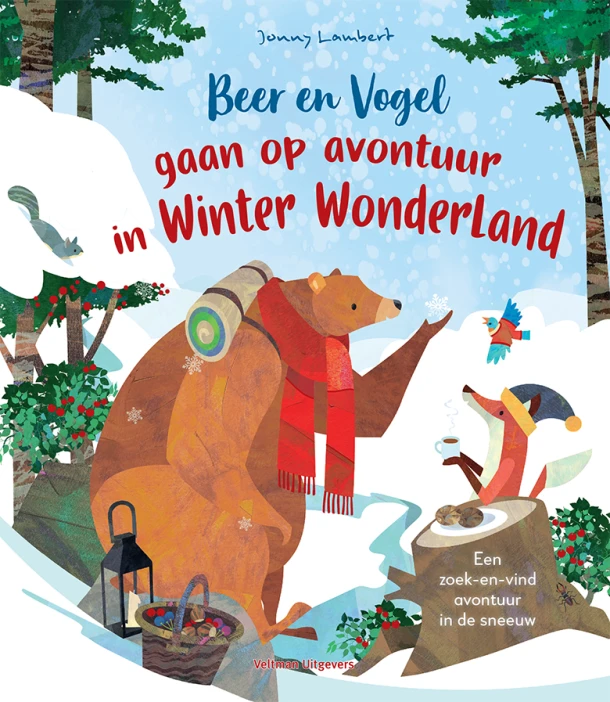 Beer en Vogel gaan op avontuur in Winterwonderland – Jonny Lambert – boek cover