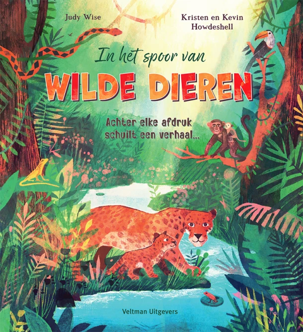 In het spoor van wilde dieren – Judy Wise – boek cover