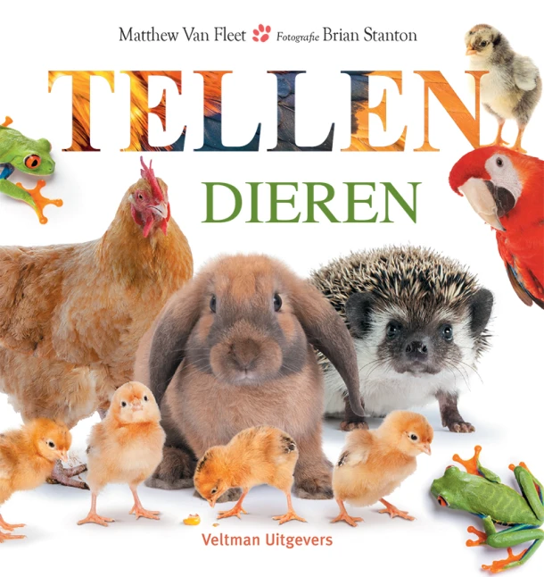 Tellen - dieren – Matthew van Fleet – boek cover