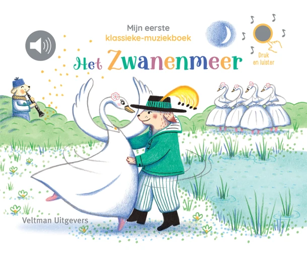 Mijn eerste klassieke-muziekboek - Het zwanenmeer – D Renon – boek cover