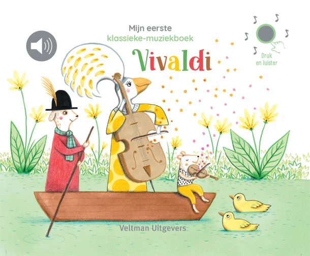 Mijn eerste klassieke-muziekboek - Vivaldi – D Renon – boek cover