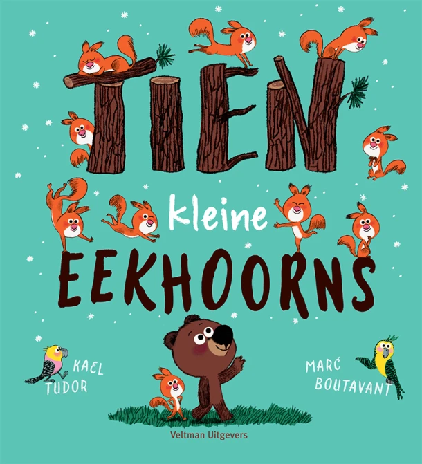 Tien kleine eekhoorns – Kael Tudor – boek cover