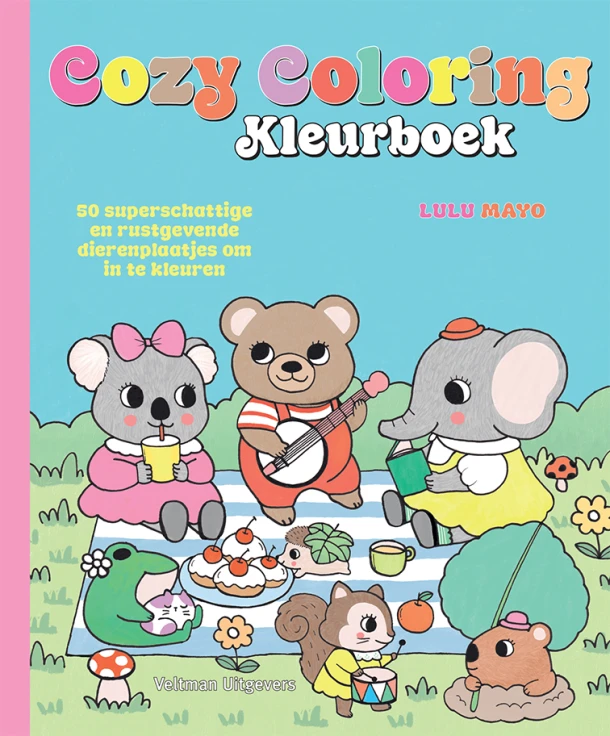 Cozy Coloring Kleurboek – Lulu Mayo – boek cover