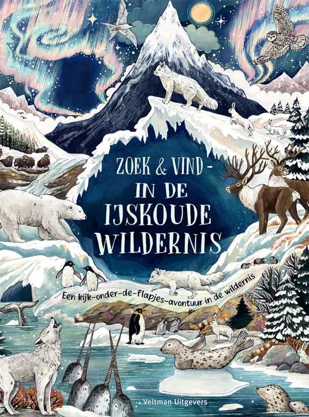Zoek & Vind - in de ijskoude wildernis – Sandra Dieckmann – boek cover