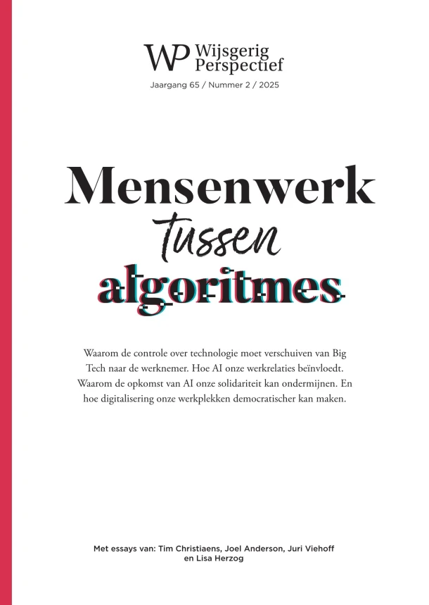 Mensenwerk tussen algoritmes – Martijn Boven – boek cover