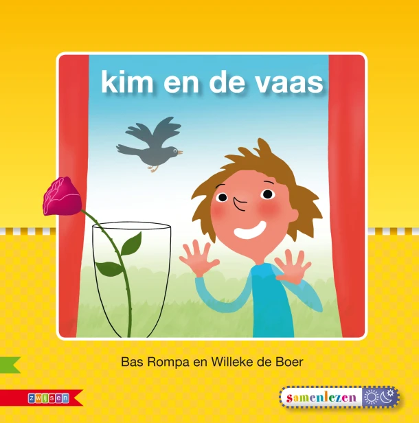 Kim en de vaas AVI S M 3 – Bas Rompa – boek cover