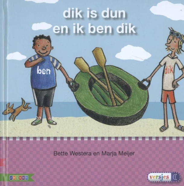 Dik is dun en ik ben dik AVI M3 – Bette Westera – boek cover