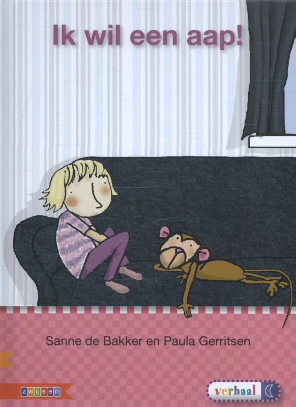 Ik wil een aap! AVI M3 – Sanne de Bakker – boek cover