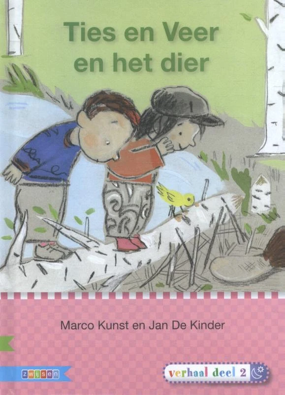 Ties en Veer en het dier AVI M3 – Marco Kunst – boek cover