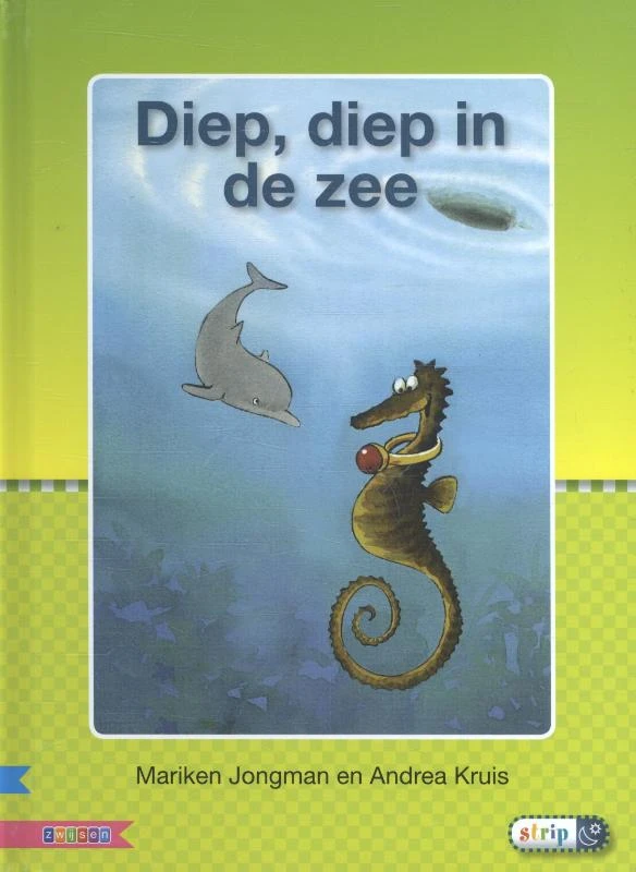 Diep, diep in de zee AVI E3 – Mariken Jongman – boek cover