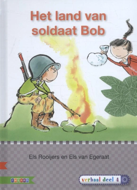 Het land van soldaat Bob AVI E4 – Els Rooijers – boek cover