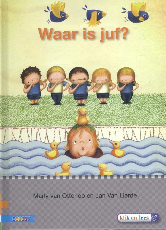 Waar is juf? AVI E3 – Marly van Otterloo – boek cover
