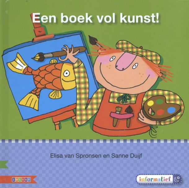 Een boek vol kunst! AVI E3 – Elisa van Spronsen – boek cover