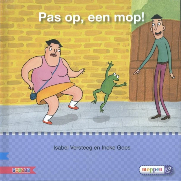 Pas op, een mop! AVI E3 – Isabel Versteeg – boek cover